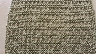 Tutorial punto ai ferri facilissimo per cappelli sciarpe e cardigan [upl. by Tteirrah492]