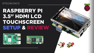 Waveshare 35 inch HDMI IPS Touch Display for Raspberry Pi  Unboxing Setup amp Comparison Techeonics [upl. by Rebel]