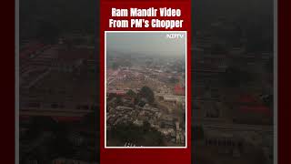 Ayodhya Ram Mandir  Aerial Video Of Ayodhyas Ram Temple Shot From PM Modis Chopper [upl. by Perry]