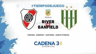 🔴 EN VIVO  RIVER PLATE vs BANFIELD  Liga Profesional  Fecha 20  Cadena 3 Argentina [upl. by Arrahs761]