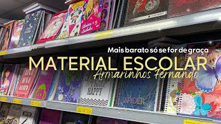 Material Escolar Barato no Armarinhos Fernando da 25 de Março materialescolar [upl. by Naryk]