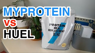 MYPROTEIN Protein Meal Replacement Blend vs HUEL v30  which is best [upl. by Llenrev]