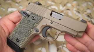 Sig Sauer P238 Scorpion FDE Cerakote 380ACP Compact Carry Pistol Overview  Texas Gun Blog [upl. by Alletniuq580]