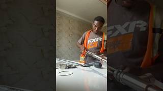 Sink tap installation plumbing kitchen viralvideo [upl. by Yessydo]