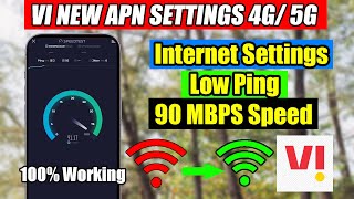 Vi APN Settings 4G and 5G  Vi Internet Settings  How to Increase Vi Net Speed  Vi 4G New APN 2024 [upl. by Aihsened]