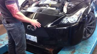 2008 Infiniti G37 Essence concept bumper install part 2 [upl. by Giamo494]