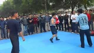 BOXING VS KUNGFU FIGHT round 2 [upl. by Borgeson]