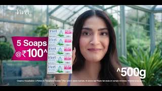 Vivel Aloe Vera Soap  Pack Promo  Hindi [upl. by Wenn36]