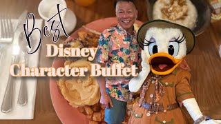 The Best Disney Character Buffet  Food amp Fun [upl. by Marjana723]