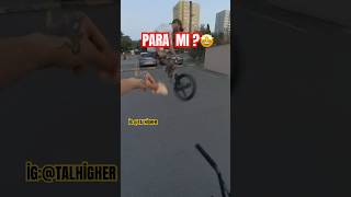 PARA İÇİN NASIL YERE YAPIŞIYORUM 😂 bike bisiklet bmx youtubeshorts shortsvideo trend shorts [upl. by Deva]