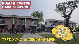 RUMAH CONTOH PARK SERPONG  Rumah Minimalis Lebar 33 Meter Tapi Estetik [upl. by Airot11]