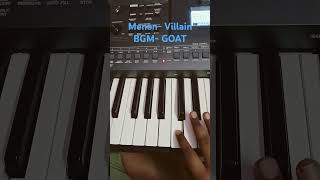 Menon Villain BGM GOAT goat u1 vijay pianocover [upl. by Margeaux567]