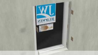 JELDWEN Flush Fin or Windowmaster EZ Frame Vinyl Window Installation [upl. by Sloan600]