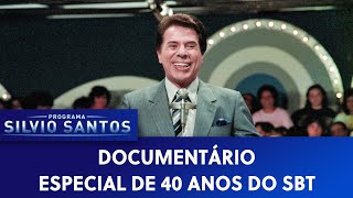 Documentário especial 40 anos do SBT  Programa Silvio Santos 080821 [upl. by Oigroeg]