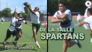 DLS showing off their OFFENSE De La Salle 2018 Spring Practice [upl. by Selia]