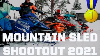 MOUNTAIN SLED SHOOTOUT 2021  WHICH IS THE BEST SLED ENGLISH SUBTITLES [upl. by Latt]