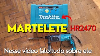 Martelete Makita HR2470 unboxing testando e funções [upl. by Stiles]