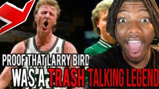 LARRY BIRD WELCOMES ROOKIES WITH TRASH TALK  PLAYING MIND GAMES  REACTION [upl. by Ihcas]