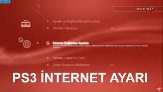 PS3te Verimli İnternet Ayarı Nasıl Yapılır PS3 İnternete Bağlama Ayarları [upl. by Zipah490]