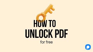 Unlock PDFs for Free  Remove Passwords Easily [upl. by Analat]