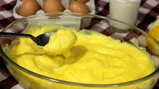 Crema pastelera en menos de 5 minutos  MUY FACIL  Vídeo 81 [upl. by Buseck]