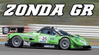 Pagani Zonda GR racing at Hockenheim 2014 small flames [upl. by Etsyrk361]