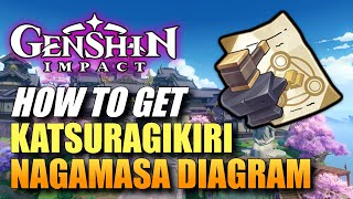 Genshin Impact  How To Get The Katsuragikiri Nagamasa Diagram [upl. by Haleak573]