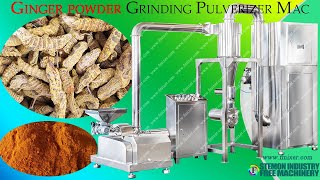 Ginger powder pulverizer acm air classify machine hammer type grinder┃size reduction equipment [upl. by Osana]