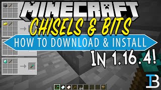 How To Download amp Install Chisels amp Bits in Minecraft 1164 [upl. by Yasnil]