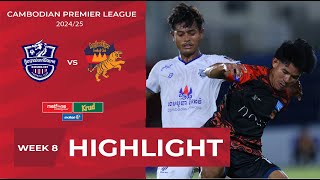 Highlight Boeung Ket FC 00 Angkor Tiger FC  CPLWEEK8 [upl. by Eitac255]