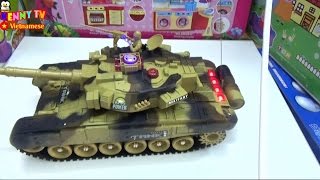 Xe tăng chiến đấu điều khiển từ xa  Đồ chơi xe tăng mô hình  Toy tank battles [upl. by Ainehta304]