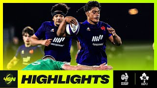 2024 U6N20  HIGHLIGHTS  FRANCE V IRELAND [upl. by Jacinda]