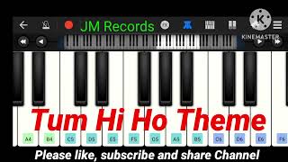 Tum Hi Ho Theme Aashiqui 2 Love ThemeEasy Piano tutorial By JM Records [upl. by Vi930]