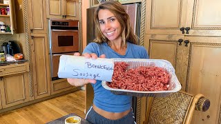 How to make WILD HOG SAUSAGE Processing Pork into breakfast sausage [upl. by Annoj]