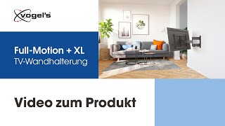 Sicht von verschiedenen Positionen im Zimmer  FullMotion XL TVWandhalterung  COMFORT  Vogels [upl. by Pirbhai]