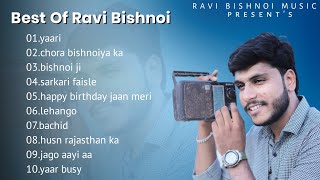 Best Of Ravi Bishnoi All Songs  Jukebox  Mixtape  Rajasthani Hariyanvi hits 2021 [upl. by Isyad479]