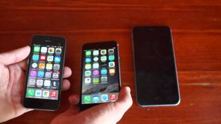 iPhone 6 Plus VS iPhone 6 VS iPhone 5S Italiano • Ridble [upl. by Lorollas]