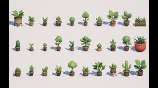 3D Plant Pack [upl. by Perlie]