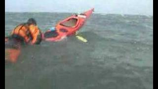 Sea Kayak Self Rescue  The Ladder [upl. by Innus]