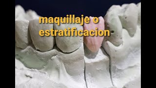 Estratificar o maquillar zirconio como estructura restauración dental noritake czr [upl. by Neelehtak]