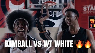 THIS GAME WAS LIT😱 DALLAS KIMBALL vs WT WHITE  MUST SEE 👀 viral basketball [upl. by Auos]