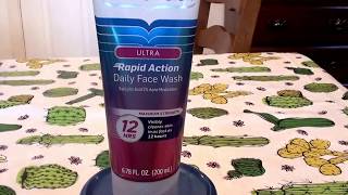 Clearasil Ultra Daily Face Wash Rapid Action 12hours clearer skin REVIEW [upl. by Olnton676]