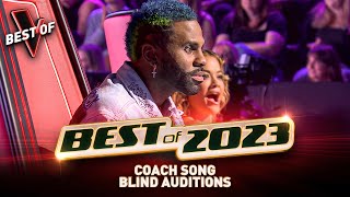 Coaches in SHOCK when hearing their OWN SONGS on The Voice 2023  Best of 2023 [upl. by Rianon]