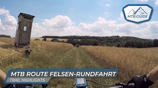 Official MTB route FelsenRundfahrt 🇩🇪 – Highlights RAW [upl. by Primrose]