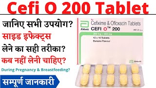 Cefi O 200 Tablet Uses amp Side Effects in Hindi  Cefi O 200 Tablet Ke Fayde Aur Nuksan [upl. by Kenwrick]