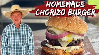 Homemade Chorizo Burger  The BEST Burger Ive Ever Eaten bestburgerever [upl. by Talia]