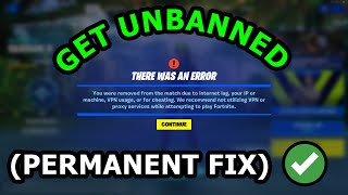 How to Fix Fortnite Ban  Permanent Unban with HWID amp VPN Fix  Vertex [upl. by Blader]