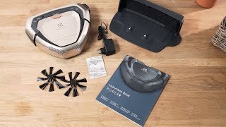 Unboxing af Electrolux Purei9 PI915SGM Robotstøvsuger [upl. by Tiffi967]