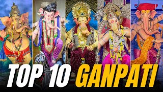 Mumbai’s Top 10 Famous Ganpati Darshan 2024  Must Visit Ganpati Pandals in Mumbai [upl. by Angelis]