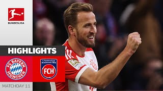 FC Bayern München  1 FC Heidenheim 42  Highlights  Matchday 11 – Bundesliga 202324 [upl. by Buckden415]